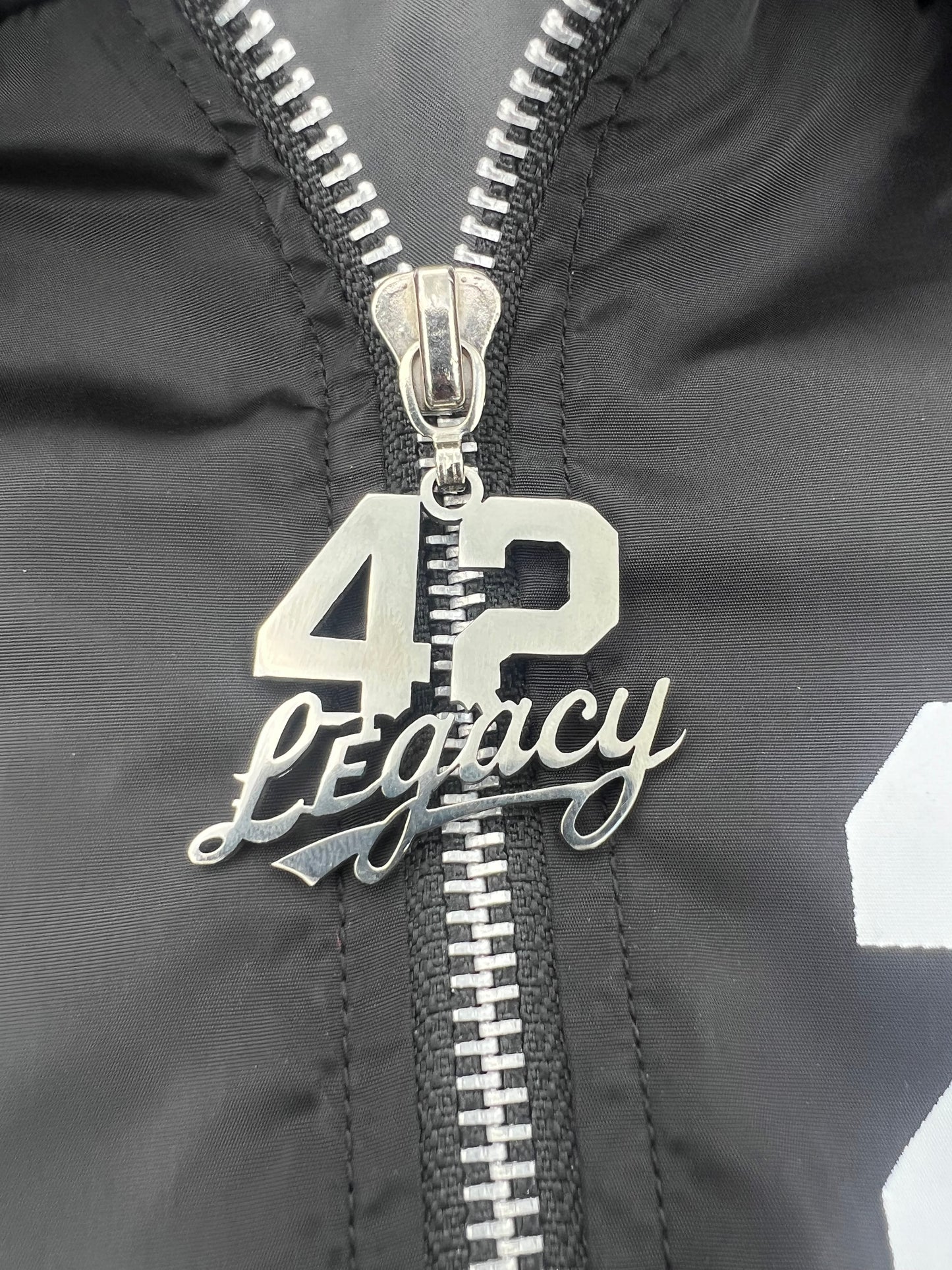 Blue and White Windbreaker Set