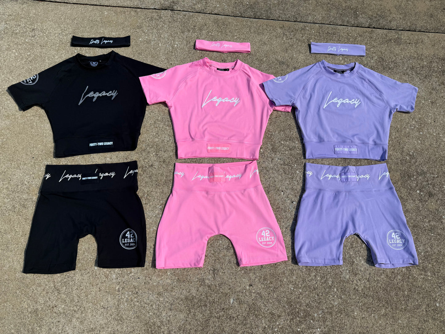 Purple Women’s Short Set