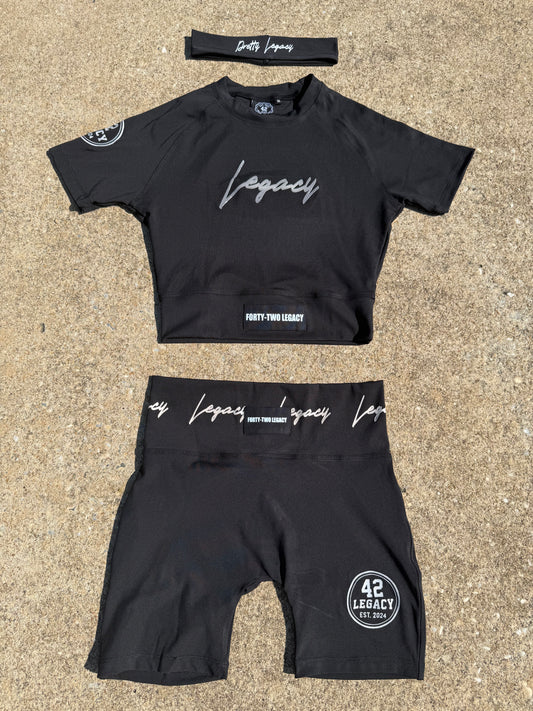 Black Women’s Short Set