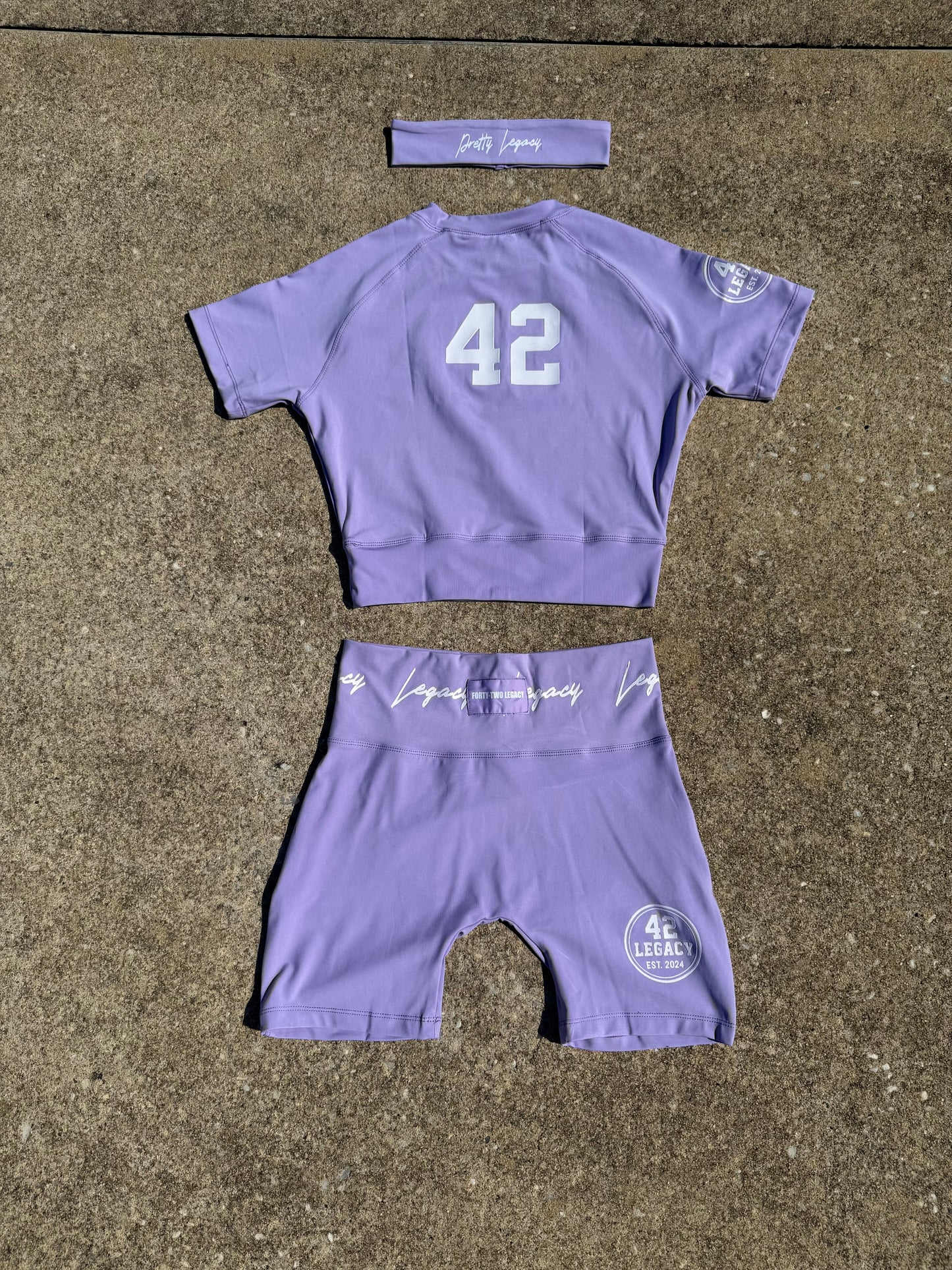 Purple Women’s Short Set