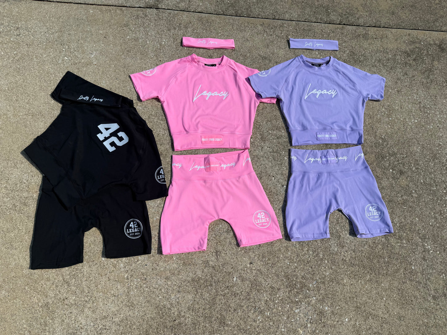 Purple Women’s Short Set
