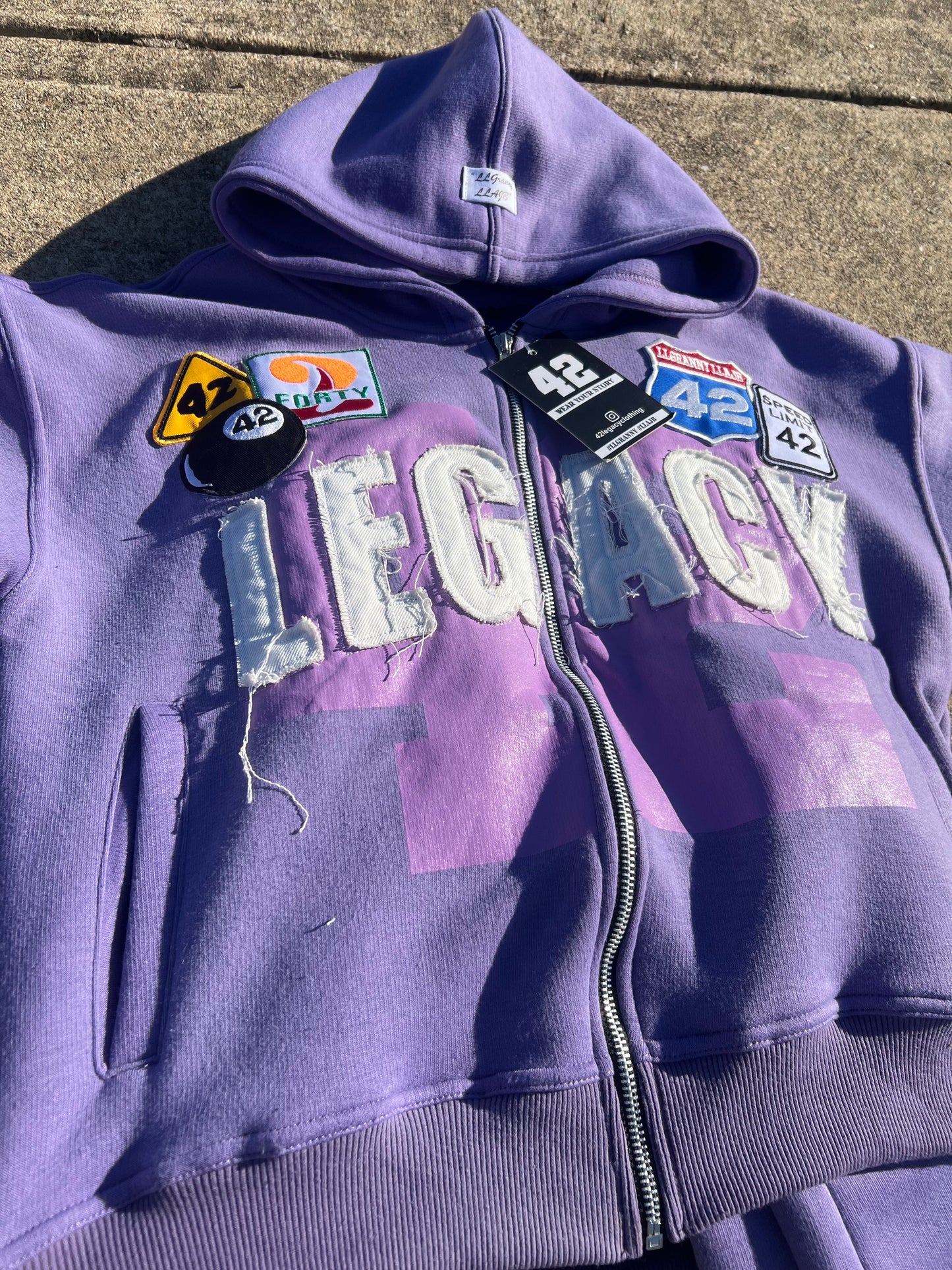 Purple Sweatsuit