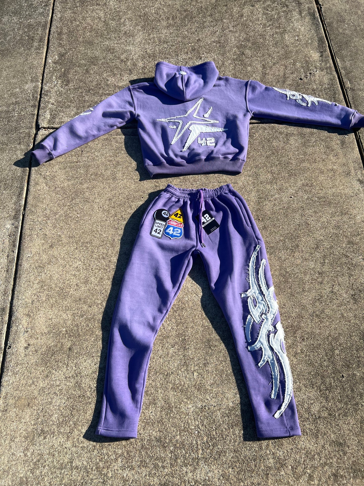 Purple Sweatsuit