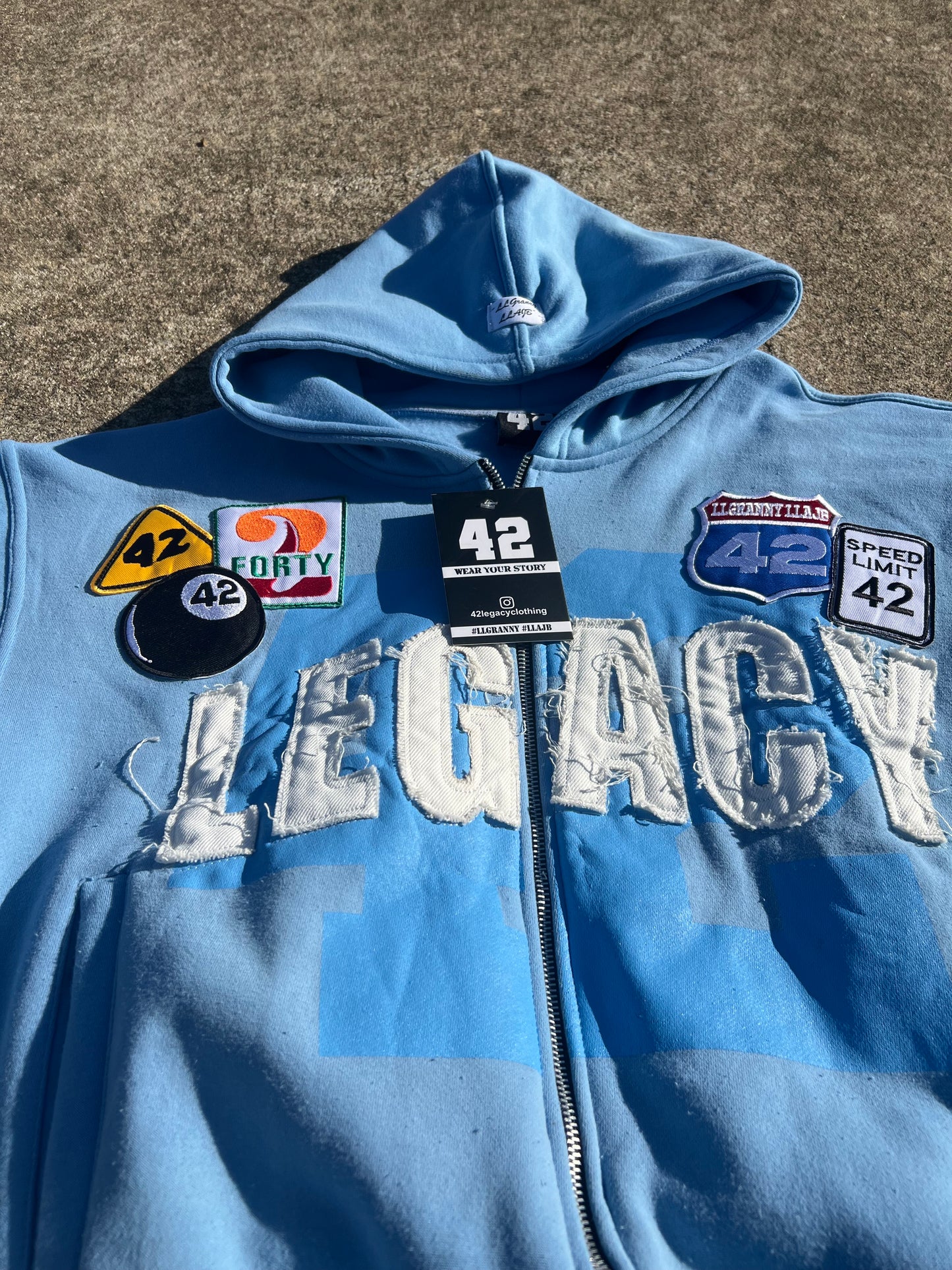 Sky Blue Sweatsuit