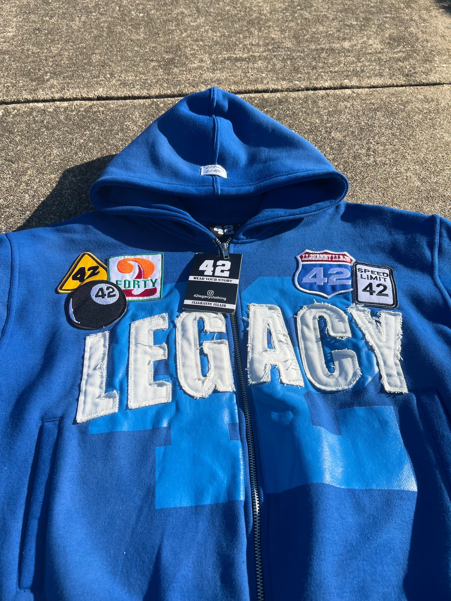 Blue Sweatsuit