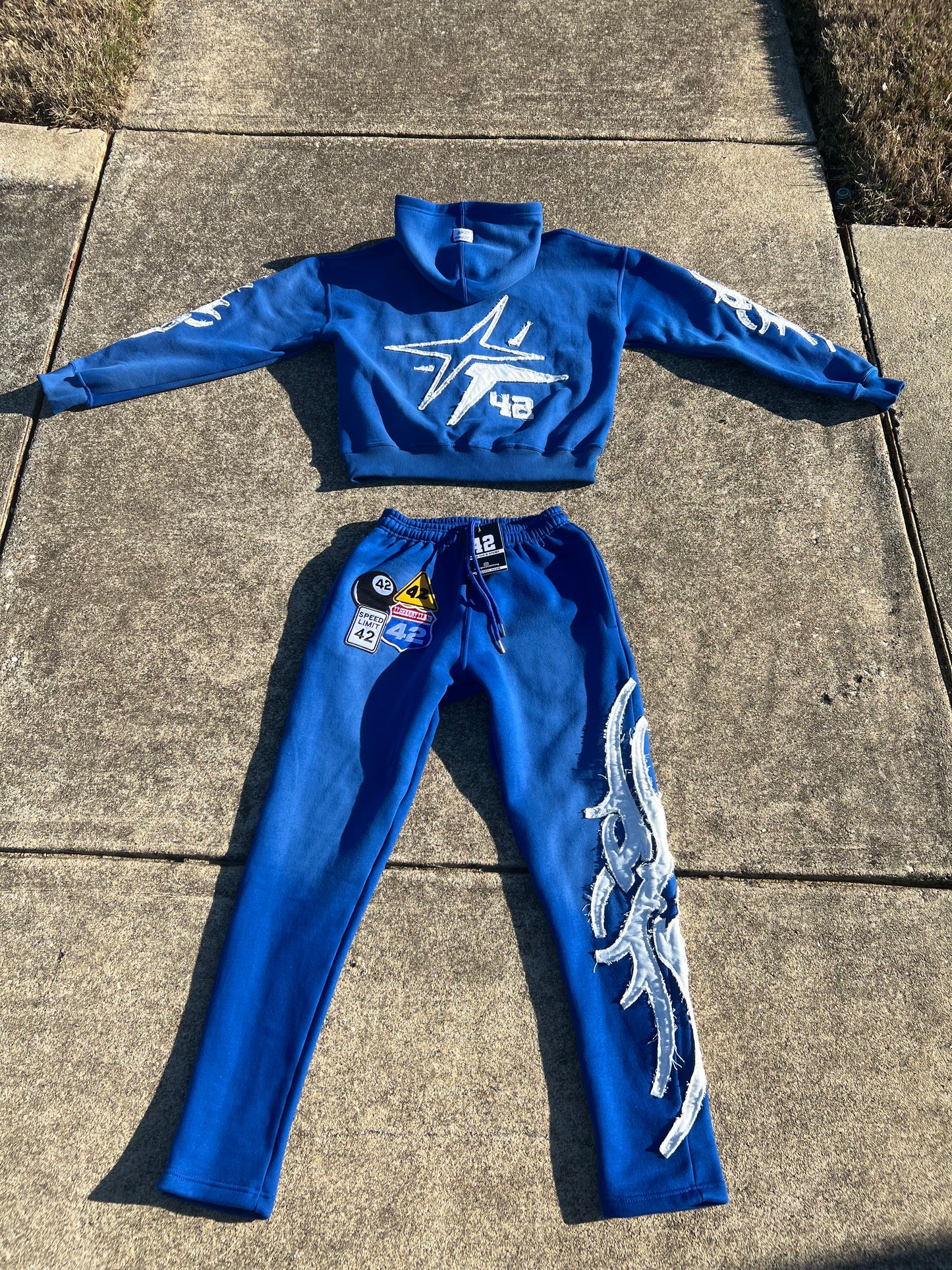 Blue Sweatsuit