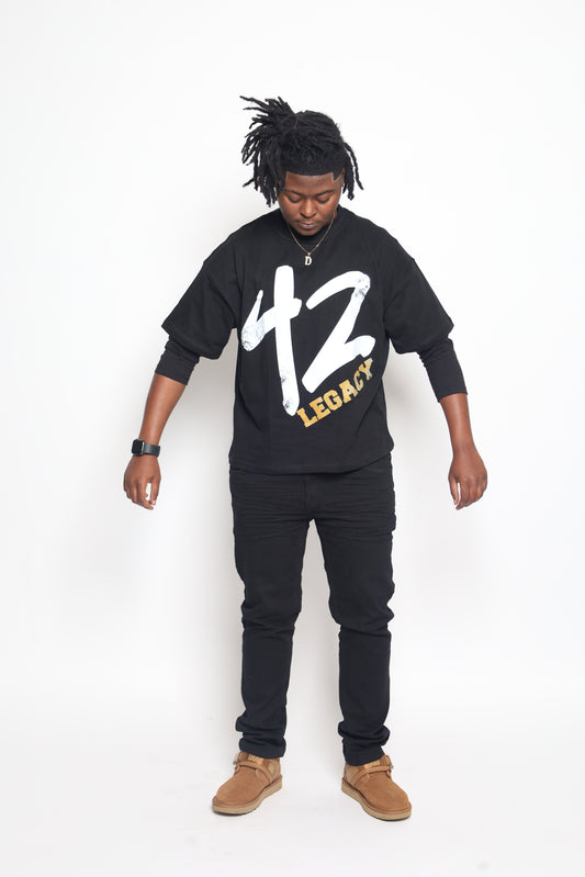 Black Oversized Tee